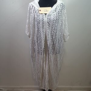 Avenue White Lace Swimsuit Cover Up